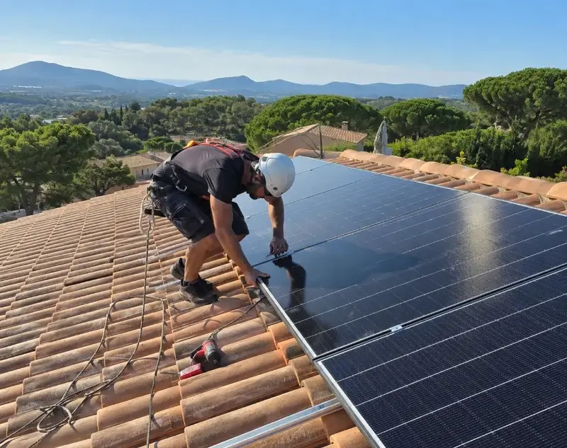 Installateur panneaux solaires Saint-Laurent-de-la-Salle — pose photovoltaïque sur toiture